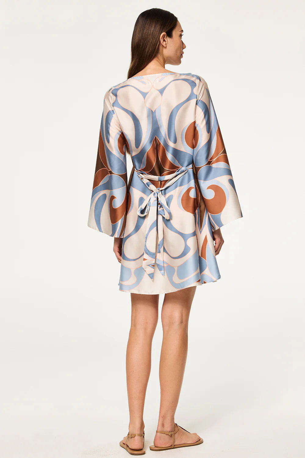 Twiggy Dress Swans All Over