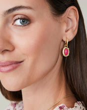 Load image into Gallery viewer, Greta Convertible Hoop Earrings Pink