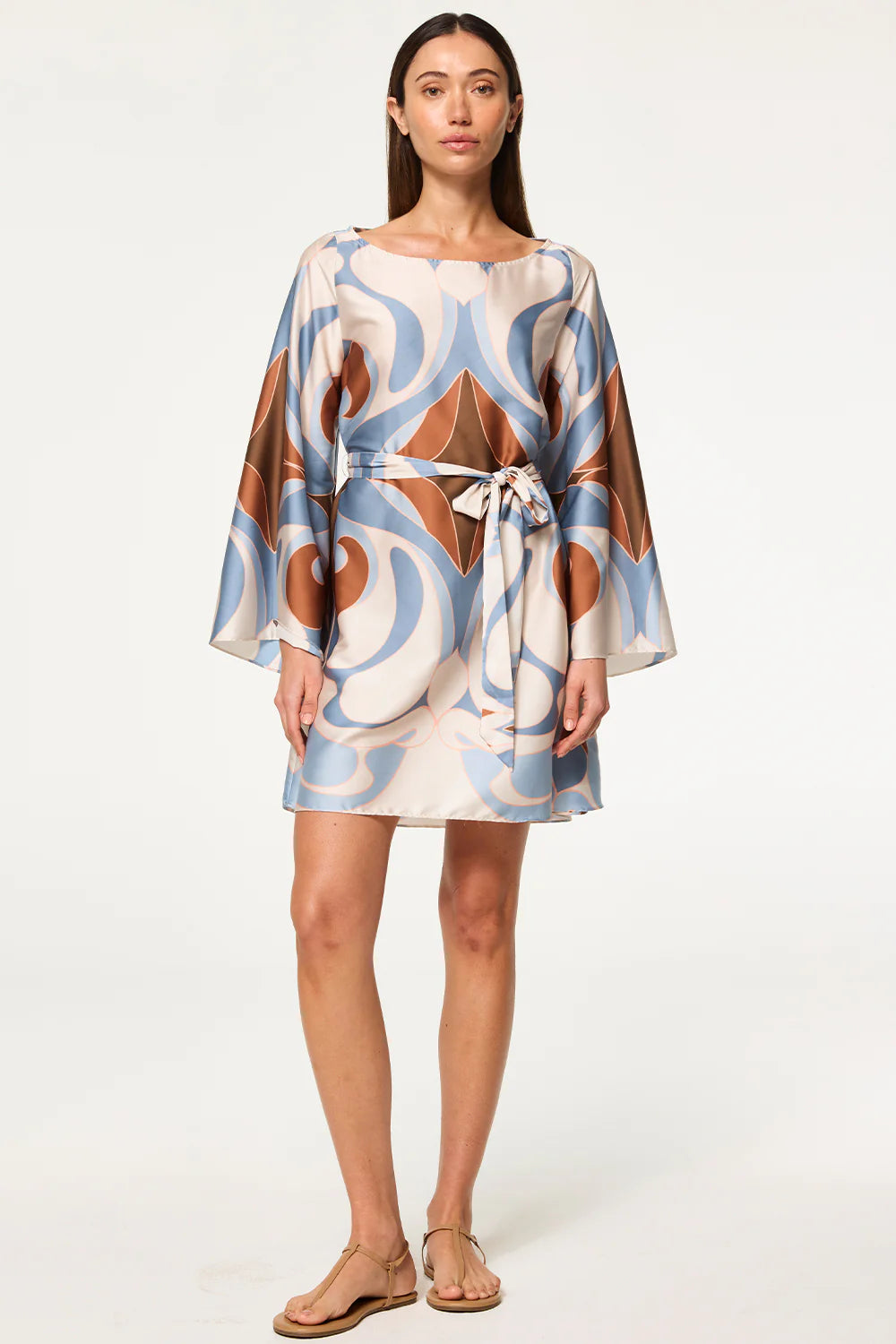 Twiggy Dress Swans All Over