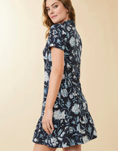 Load image into Gallery viewer, Joelle Polo Dress Hamilton Floral Block Navy
