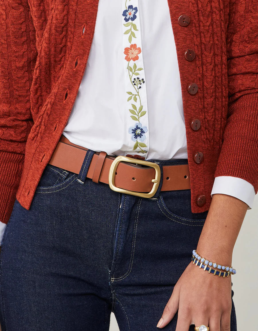 Siren Belt Saddle Brown