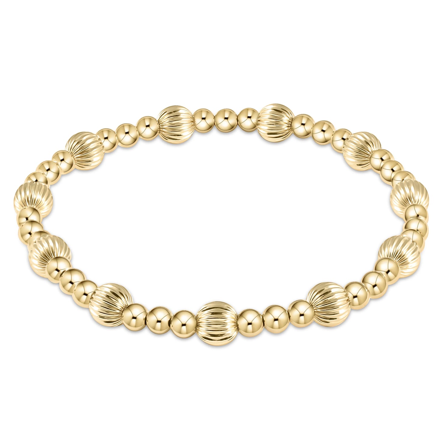 Dignity Sincerity Gold 6mm Bead Bracelet (Online Exclusive)