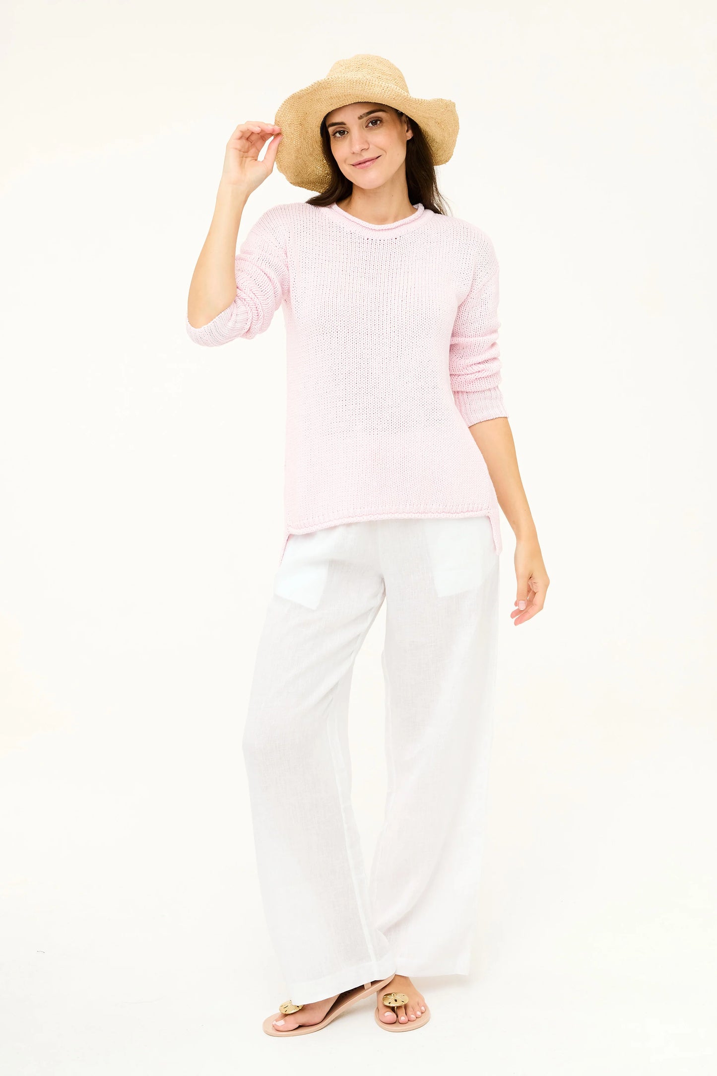 Relaxed Crew Neck Sweater