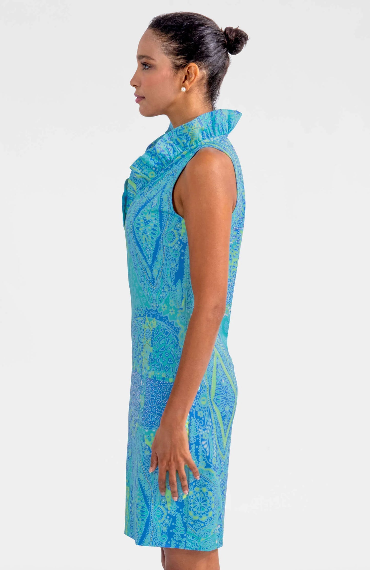 Ruffneck Dress Sleeveless Grand Bazaar