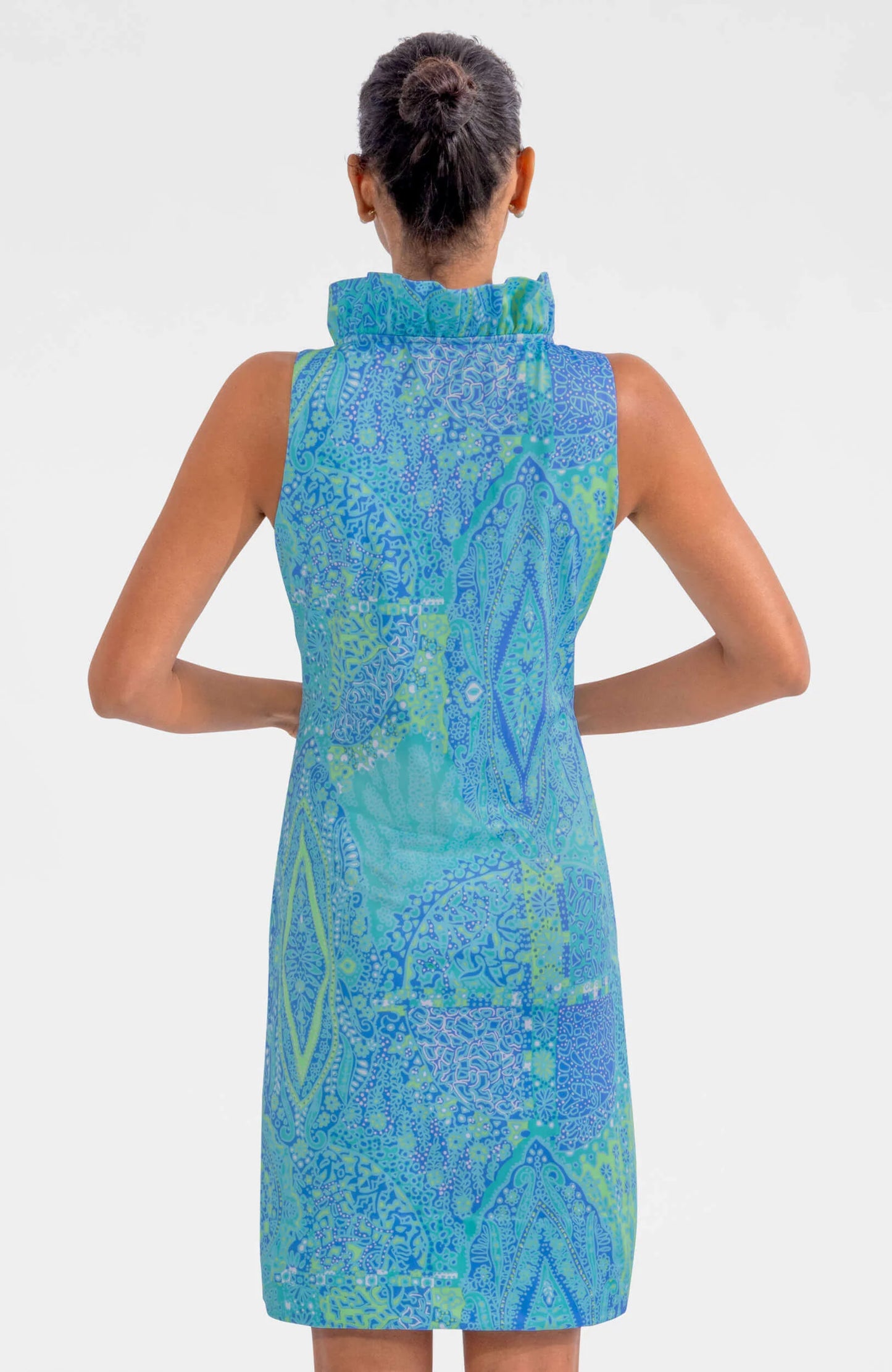 Ruffneck Dress Sleeveless Grand Bazaar