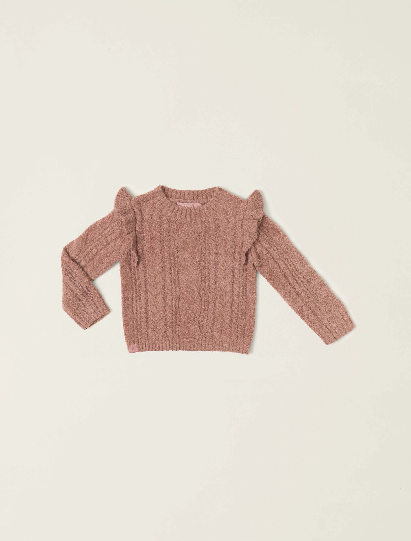 CozyChic Toddler Cable Pullover