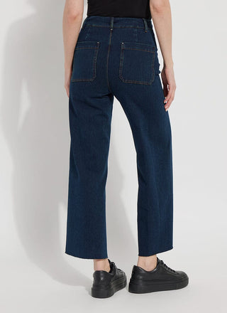 Erin Hi Waist Wide Leg Denim Indigo