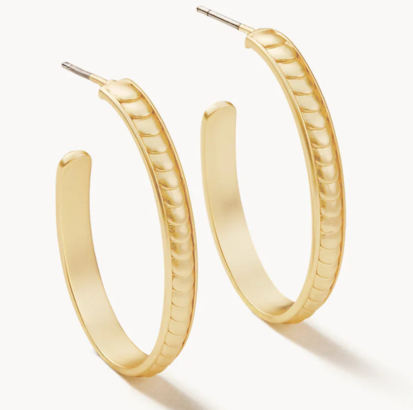 Spartina Naia Bitty Hoops Gold