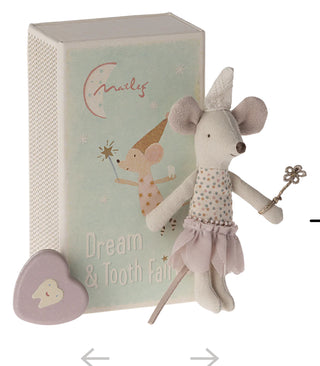 Tooth Fairy Mouse, Little Sister in Matchbox