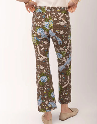 Maren Kick Flare Pant Japonica Bird Brown