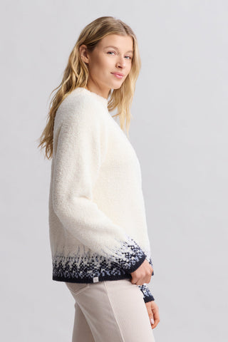 CozyChic Raglan Confetti Pullover Pearl Multi