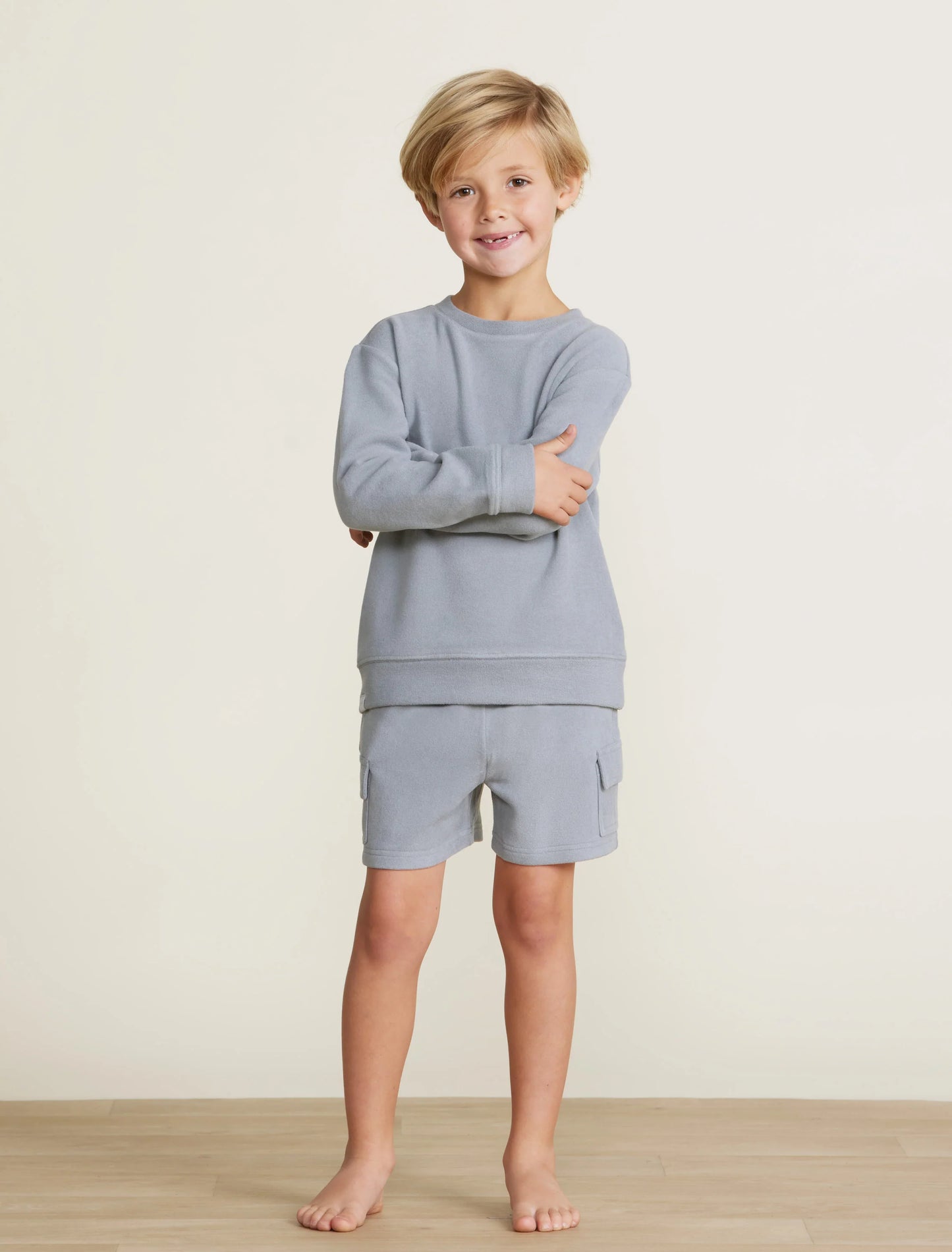 Barefoot Dreams Malibu Collection® Toddler Brushed Fleece Cargo Short