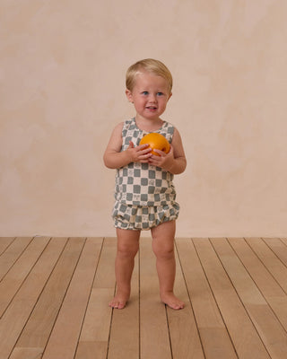 Baby Tank Set Coastal Check