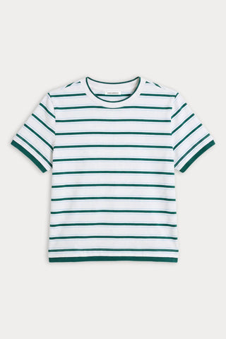 Layered Tee Forest Stripe
