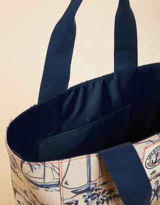 Daise Seascape Beach Tote
