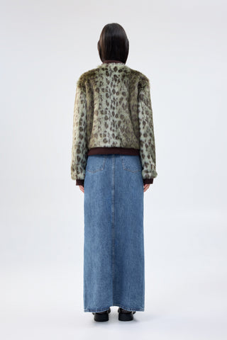 Foliage Jacket Green Leopard