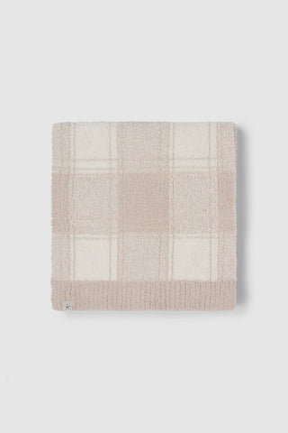 CozyChic Cotton Buffalo Plaid Scarf Stone Multi