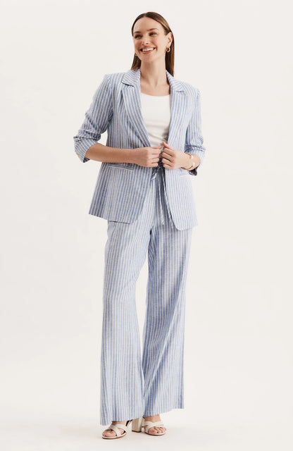 Palmer Striped Pant Blue