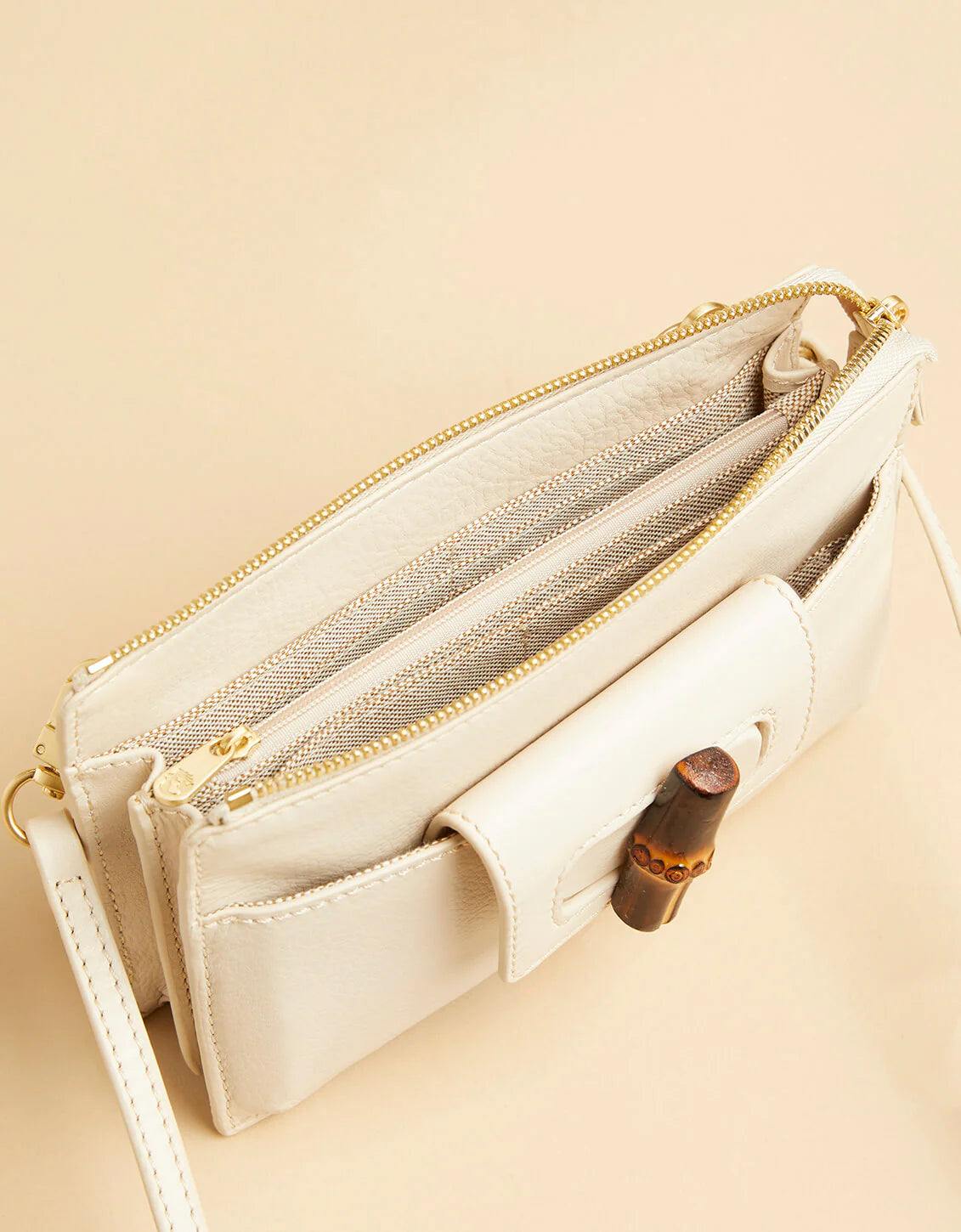 Lindsey Phone Crossbody Pearl