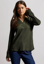 Load image into Gallery viewer, V-Neck Henley Top