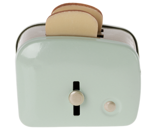 Miniature Toaster & Bread, Mint