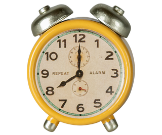 Alarm Clock, Mouse - Yellow