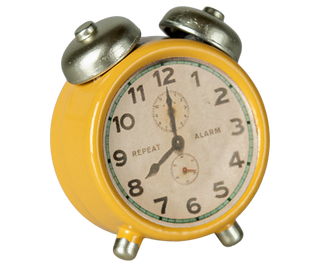 Alarm Clock, Mouse - Yellow