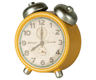 Alarm Clock, Mouse - Yellow