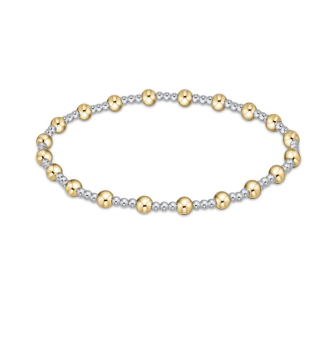Enewton Mixed Metal Sincerity 4mm Bead Bracelet