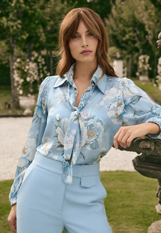 Annabelle Blouse Paeonia Skyway
