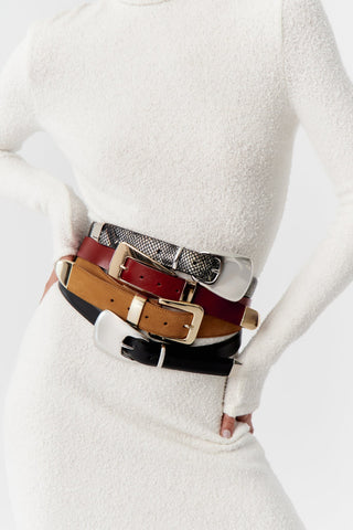 Nairobi Tan Suede Belt