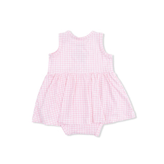 Cute Farm Animals Appliqué Bodysuit Tank Dress