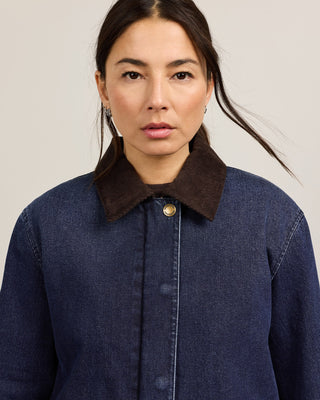 Cascades Denim Barn Coat Dark Wash