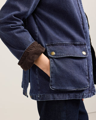Cascades Denim Barn Coat Dark Wash