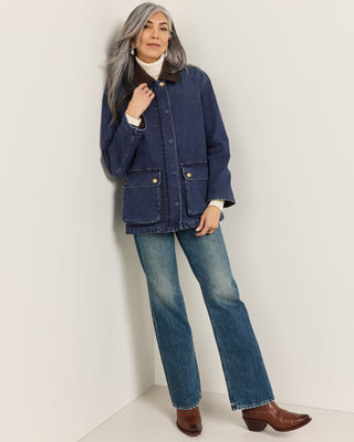 Cascades Denim Barn Coat Dark Wash