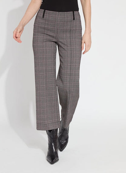 Livia Crop Boston Glen Plaid Pant