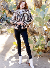 Load image into Gallery viewer, Desert Dream Faux Fur Jacket