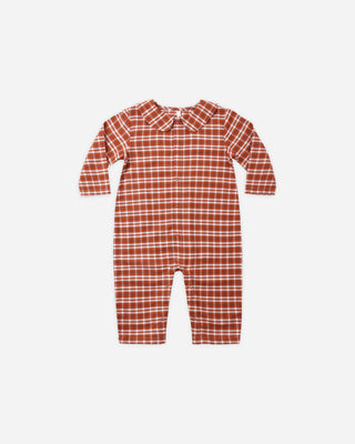 Pajama Romper Ruby Plaid
