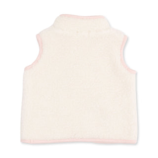 Sherpa Vest With Heart Pockets