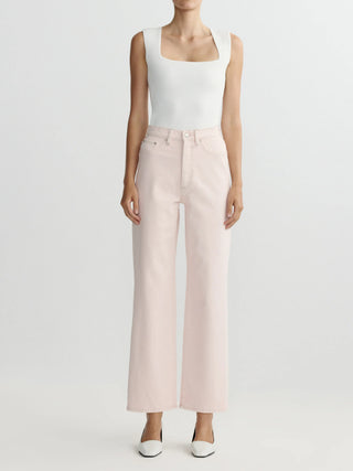 Karmine Refined Wide Leg High Rise 28" Jeans Ballet