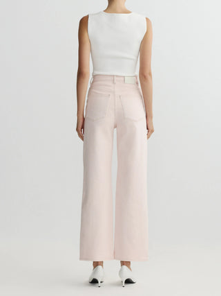 Karmine Refined Wide Leg High Rise 28" Jeans Ballet