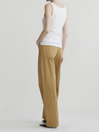 Kayleen Loose Straight High Rise Jean Savannas