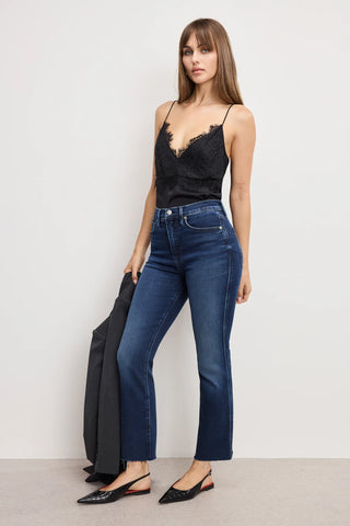 Soft Tech Good Kick Flare Jeans Indigo
