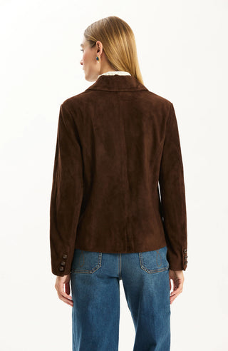 Corey Lamb Suede Jacket Bison