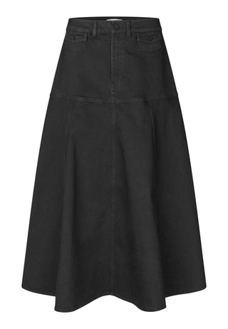 Michelle Denim Skirt Black
