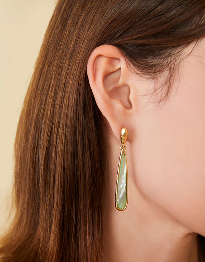 Drip Earrings Sea Foam