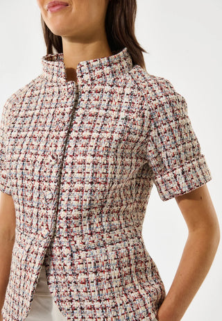 Agustina Jacket Lurex Check