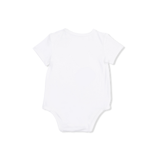 Cute Farm Animals Appliqué Overall Shortie With Bodysuit Set