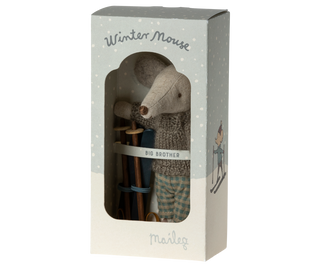 Winter Mouse with Ski Set, Big Brother