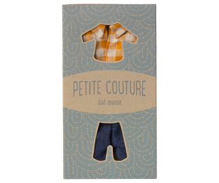 Yellow Checked Shirt and Pants, Dad Mouse